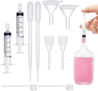 Perfume Refill Tool Kit,10 Pcs Plastic Perfume Dispenser Transfer Tools,Travel Refill Tool Set for Liquid Cologne Fragrance Sample Essential Oils