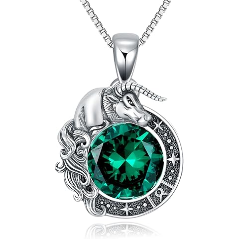 LONAGO Zodiac Sign Necklace Celestial Constellation Necklace Horoscope Astrology Zodiac Pendant Necklace Gift for Women