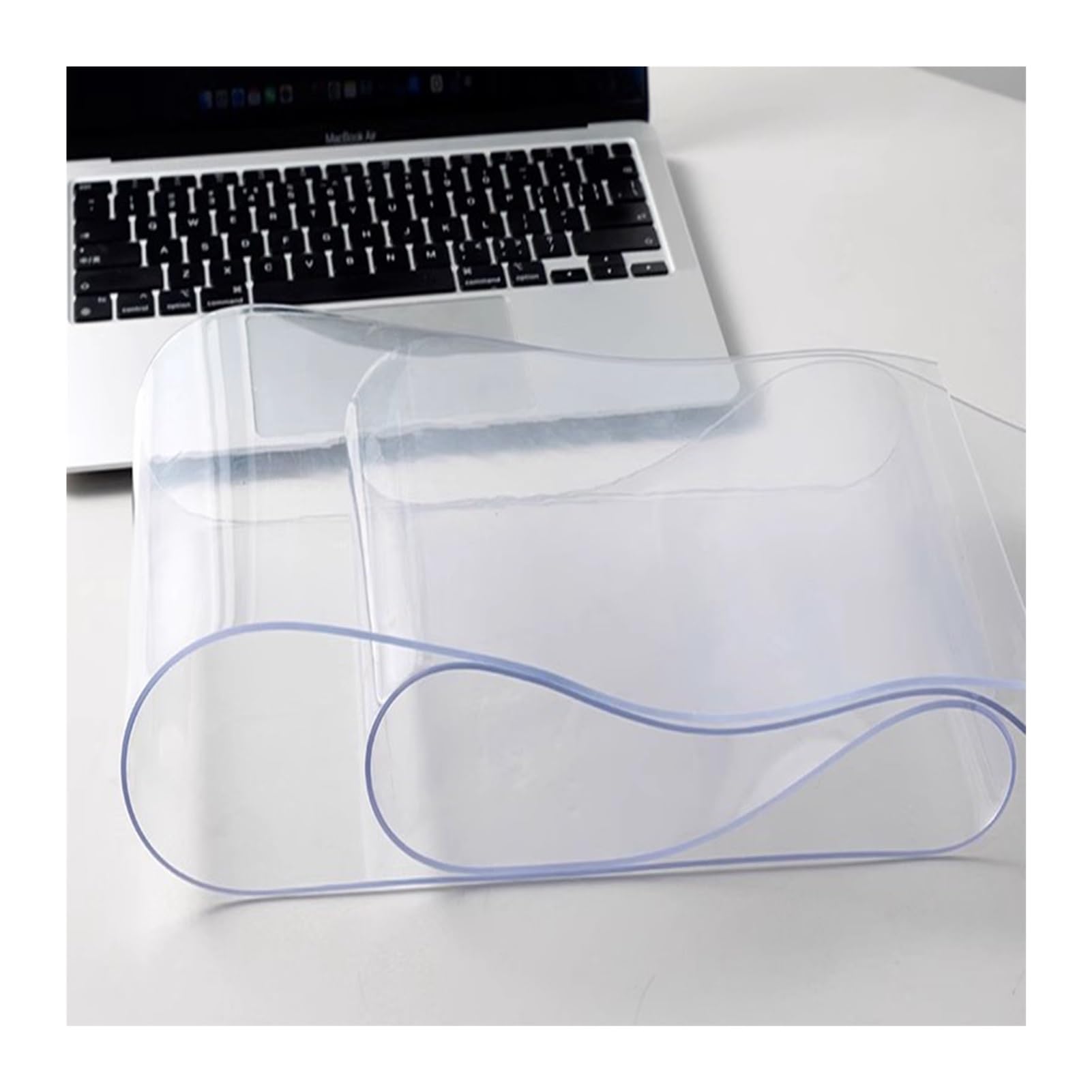 Kit de Rideaux à Lanières PVC Isolation Économe en Énergie Lamelle Industriel Rideau Porte Garage Entrepôts, Bureaux(75x220cm/29.53x86.61in)