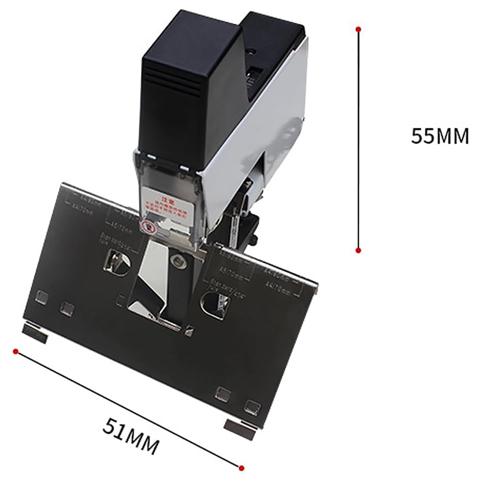 Automatischer elektrischer Sattelhefter für Flach- und Sattelbuchbindung, robustes Dual-Pedal, einstellbare Intensität 1-9 Stufen, ideal für Büro, Schule, Zuhause, Geschäft