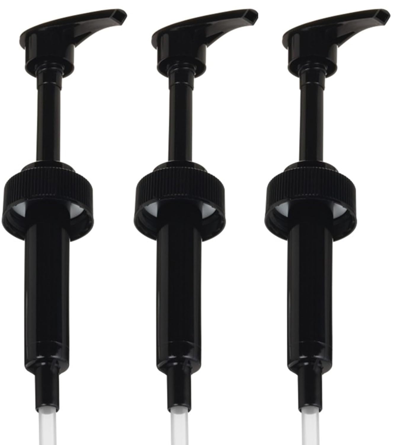 Mini Syrup Pump. Compatible with Small 375ml (12.7 fl.oz.) Bottles of Torani and Jordan’s Skinny Syrups (3 Pack). 5ml (1 Teaspoon) per Stroke. FDA Compliant. BPA Free.