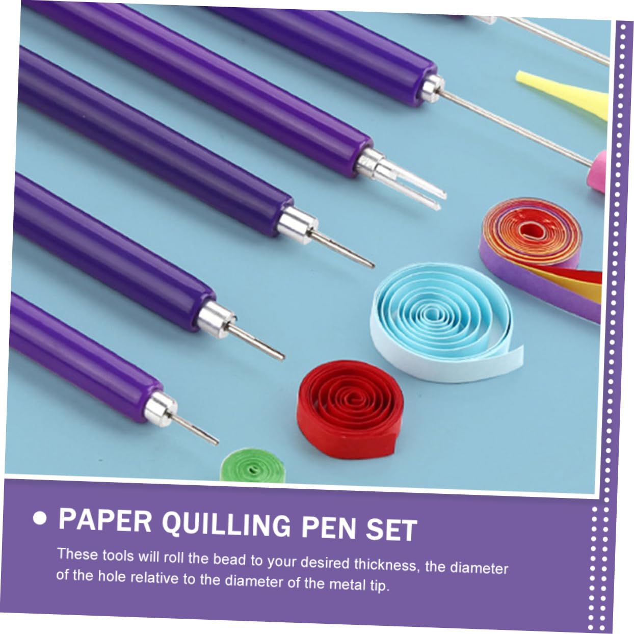 5 Set di Carta Quilling Tool Set Artigianato Quilling Strumento di Carta Intaglio Mestiere Penna Paper Bead Roller Tool Quilling Paper Pen Fai da Te di Carta Quilling Penna