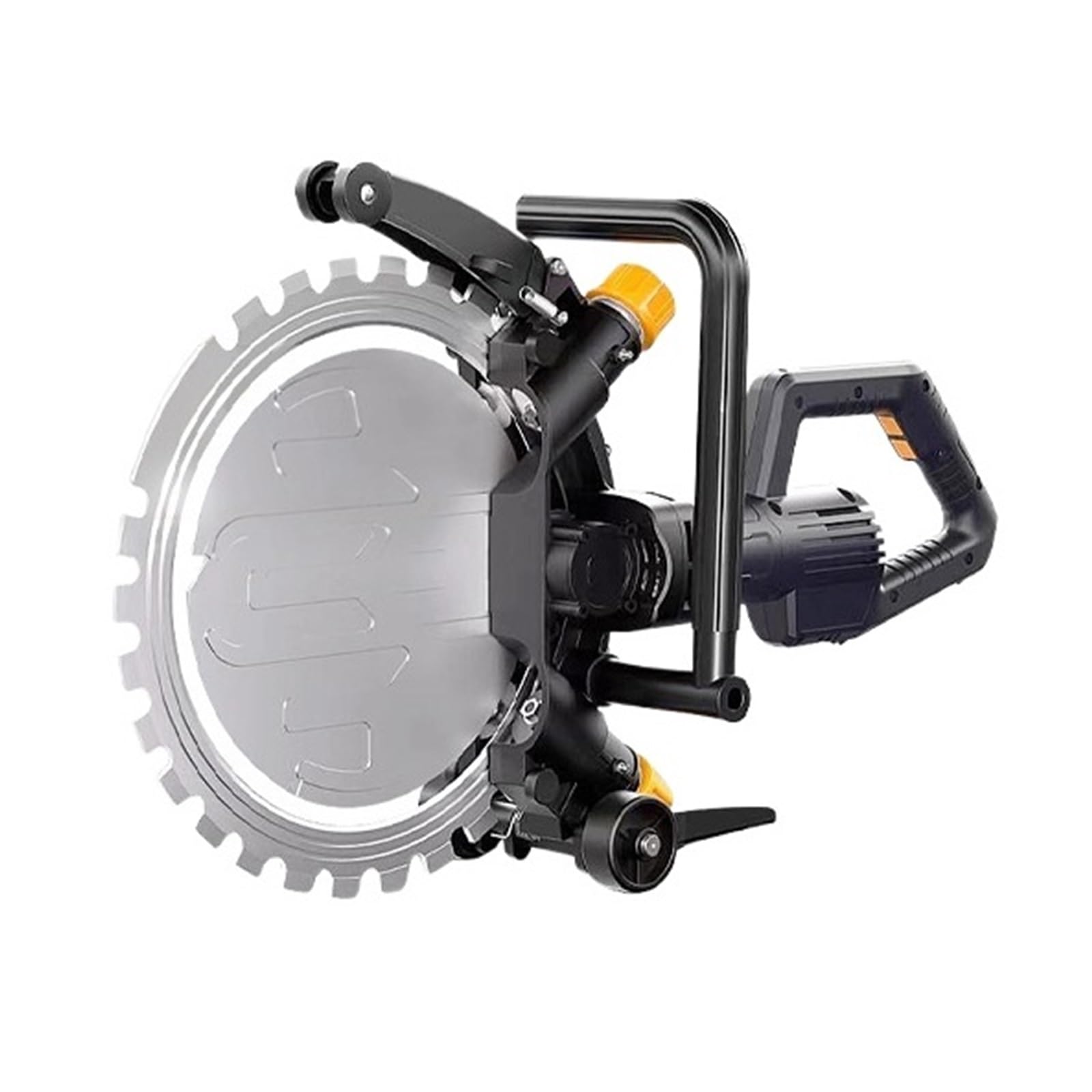 Sierra De Anillo Alta Potencia 5200 W, Máquina Cortadora Carreteras Hormigón, Cemento, Ranuradora Piedra Y Muros Corte De PrecisióN(5200W)