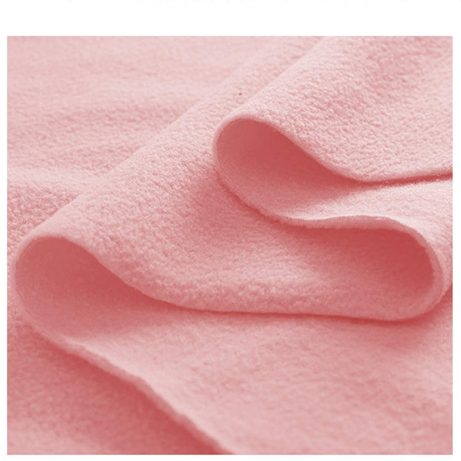 Fabrics King Online Baby Pink Antipil Polar Fleece Fabric, 58" (147Cms) Wide Quality Warm Soft Pile Material, Patchwork Polyester Plush Fleece Cloth For Diy Sewing Sold By The Metre (, 1 Metre)