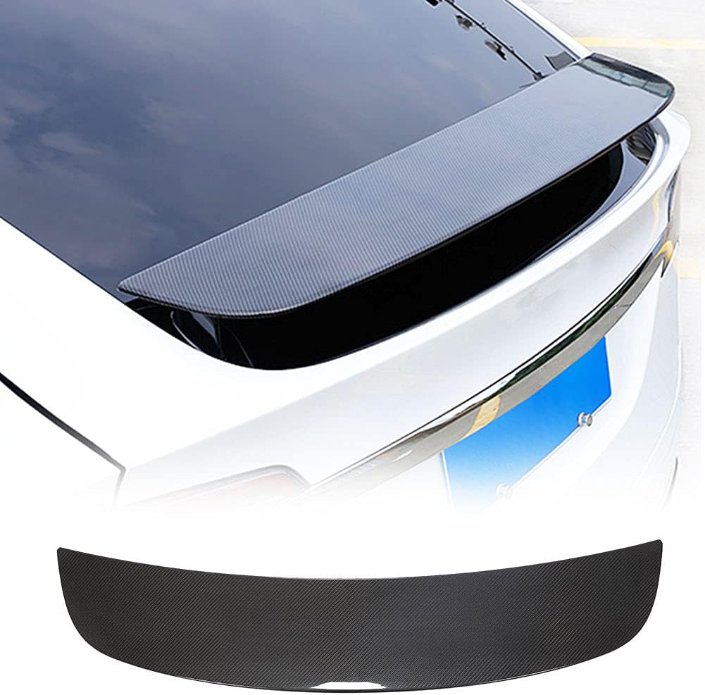 Carbon Fiber Trunk Spoiler Fits for Tesla Model X Sport Utility 2016-2019 Factory Outlet CF Rear Boot Lid Highkick Wing Lip