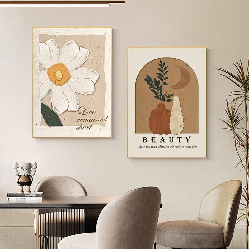 Image of Canvas Floater Frames for Canvas Art 0.8inch Depth Frames for Canvas Painting Floating Frame Plastic Floater Frame for Canvas Prints (Gold, 16 x 20 inch)
