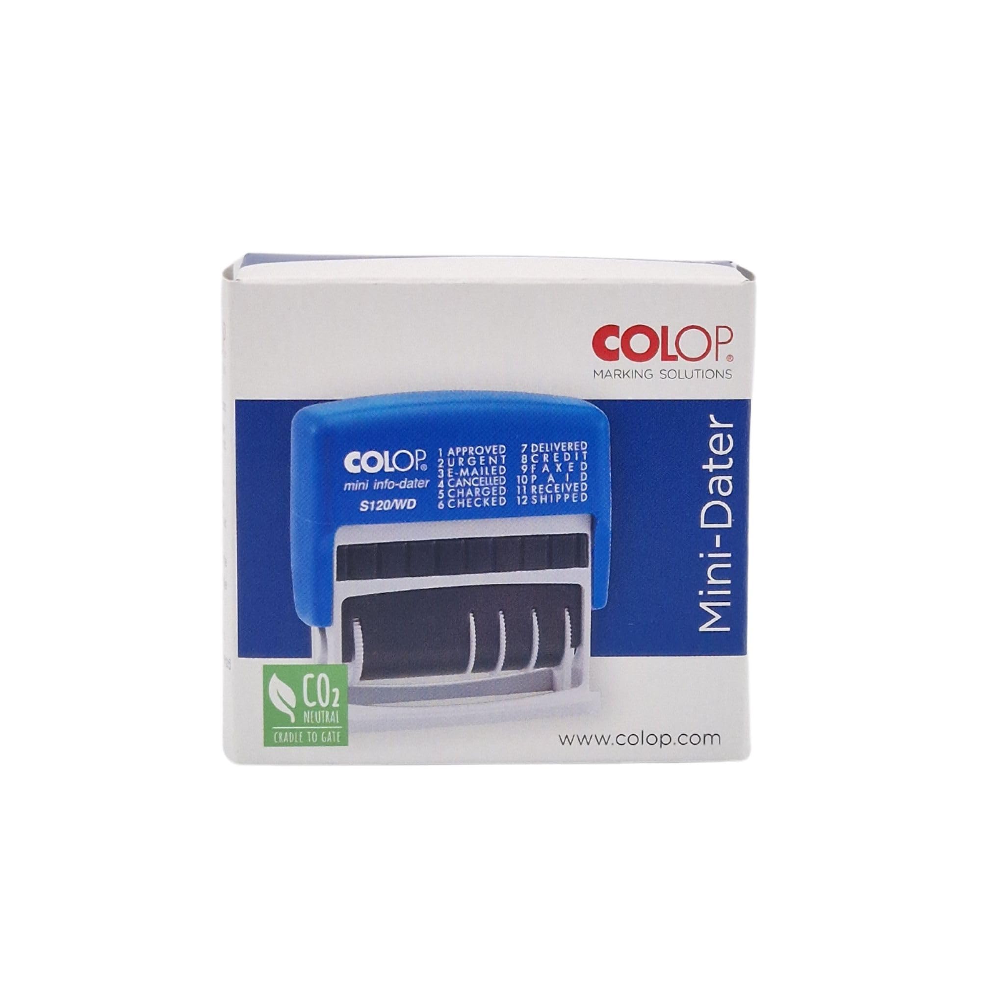 COLOP Timbro numerico S120/13 con 13 cifre, colore nero, piccolo