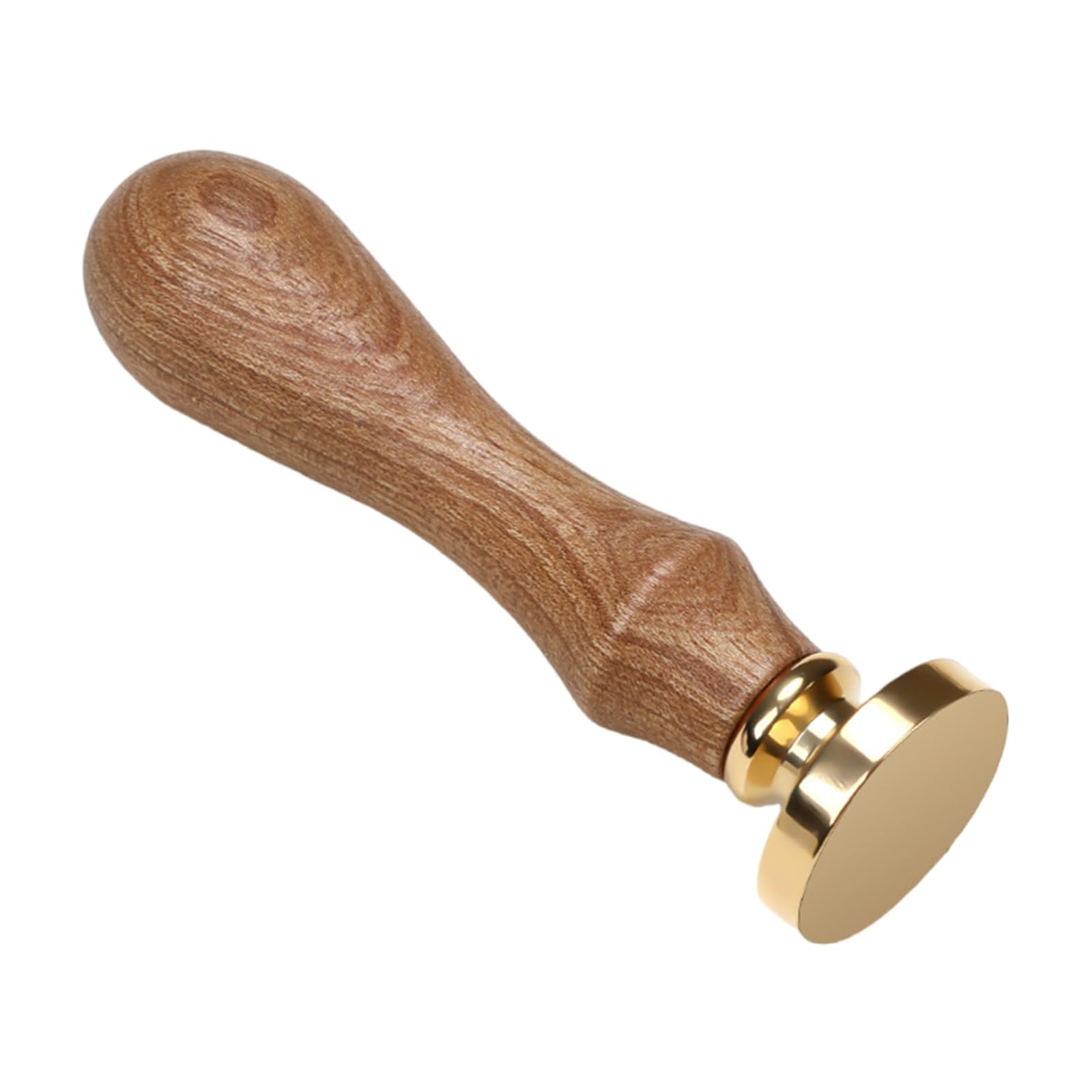 Limtula Unfinished Seal Stamp Head with Wood Handle for Seal Envelope Card Flower Heart Round Square Handcraft Enthusiast