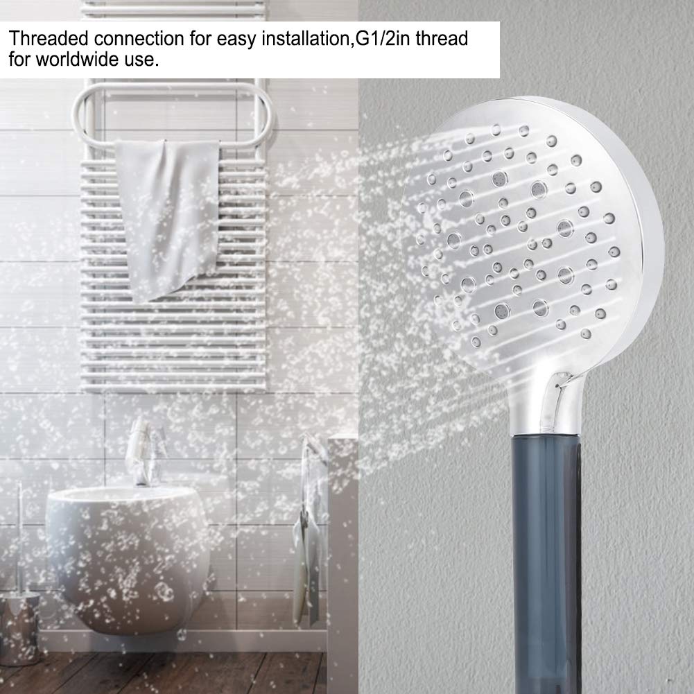 Alcachofa de Ducha - G1/2in Multifuncional ABS Mano Ahorro de Agua Rociador de Cabezal de Ducha con Filtro Accesorios de baño