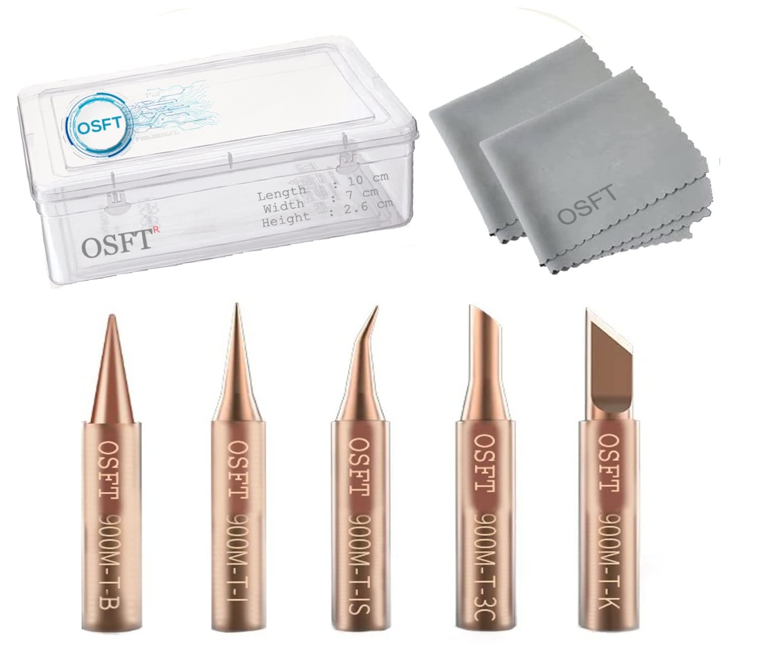 See full amazon price history chart for OSFT 5 Pcs Soldering Iron Tip Kit, Lead-Free Copper 900M Solder Tips Replacement Welding Head Tool Accessories for Hakko, Radio Shack, TENMA, ATTEN, Quick, Aoyue, Yihua Solder Station (copper) OSFT 5 Pcs Soldering Iron Tip Kit, Lead-Free Copper 900M Solder Tips Replacement Welding Head Tool Accessories for Hakko, Radio Shack, TENMA, ATTEN, Quick, Aoyue, Yihua Solder Station (copper) (B0C1PBKH4Z) Amazon Price History, Amazon Price Tracker