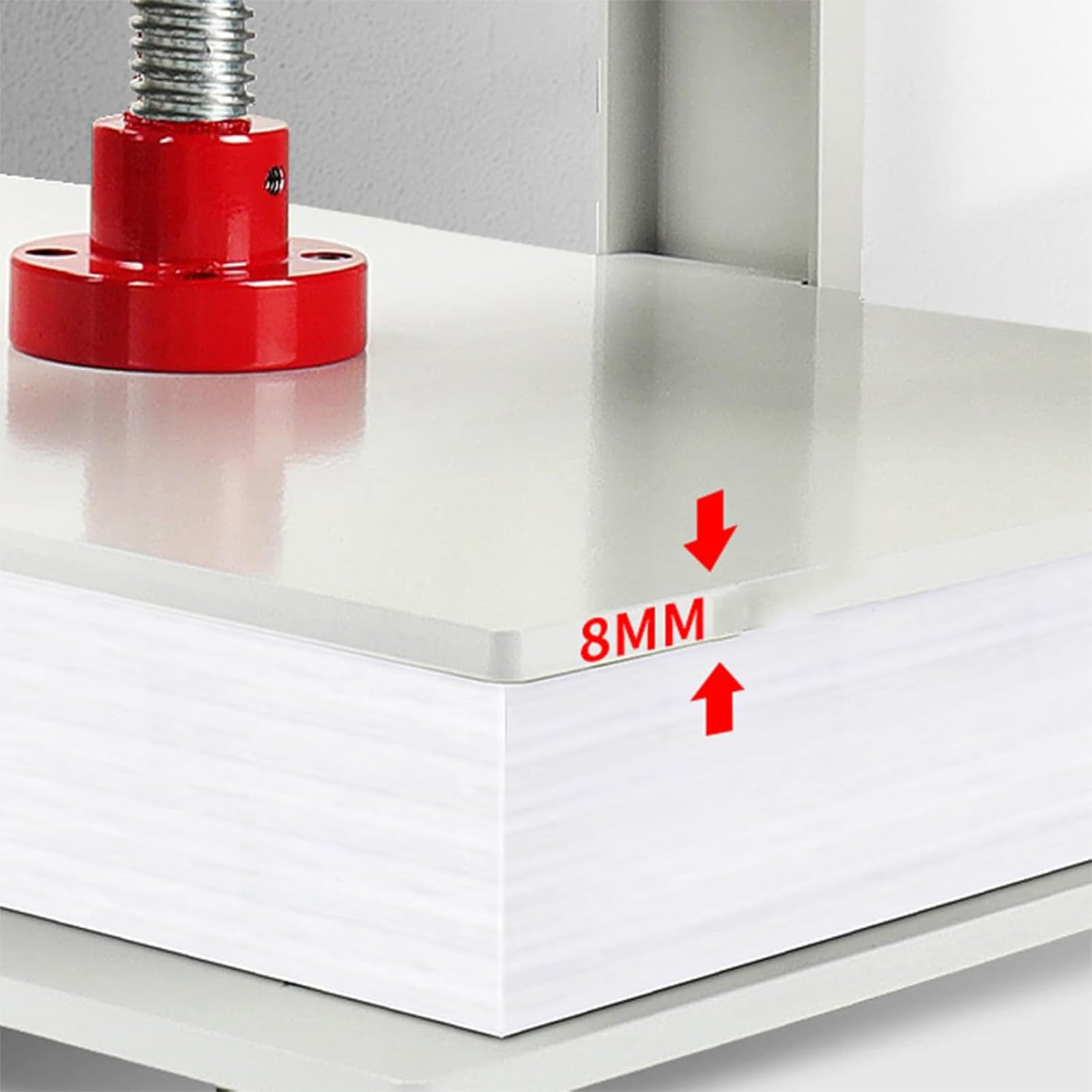 Spianatrice Manuale, Pressa per Carta per Buoni Finanziari per Banconote, Macchina per Spianare Libri D'archivio, Pressa per Carta Piana A3/A4 Adatta per Fatture, Libri, Buoni, ECC,A4