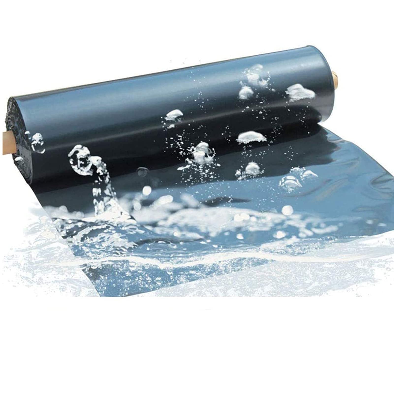 Black Pond Liner HDPE Garden Pond Liner, Garden Pool Membrane, Pond Liner, Swimming Pond, Garden Pond Pond Liner, UV Protection and Weatherproof, Thickness 0.2 Mm