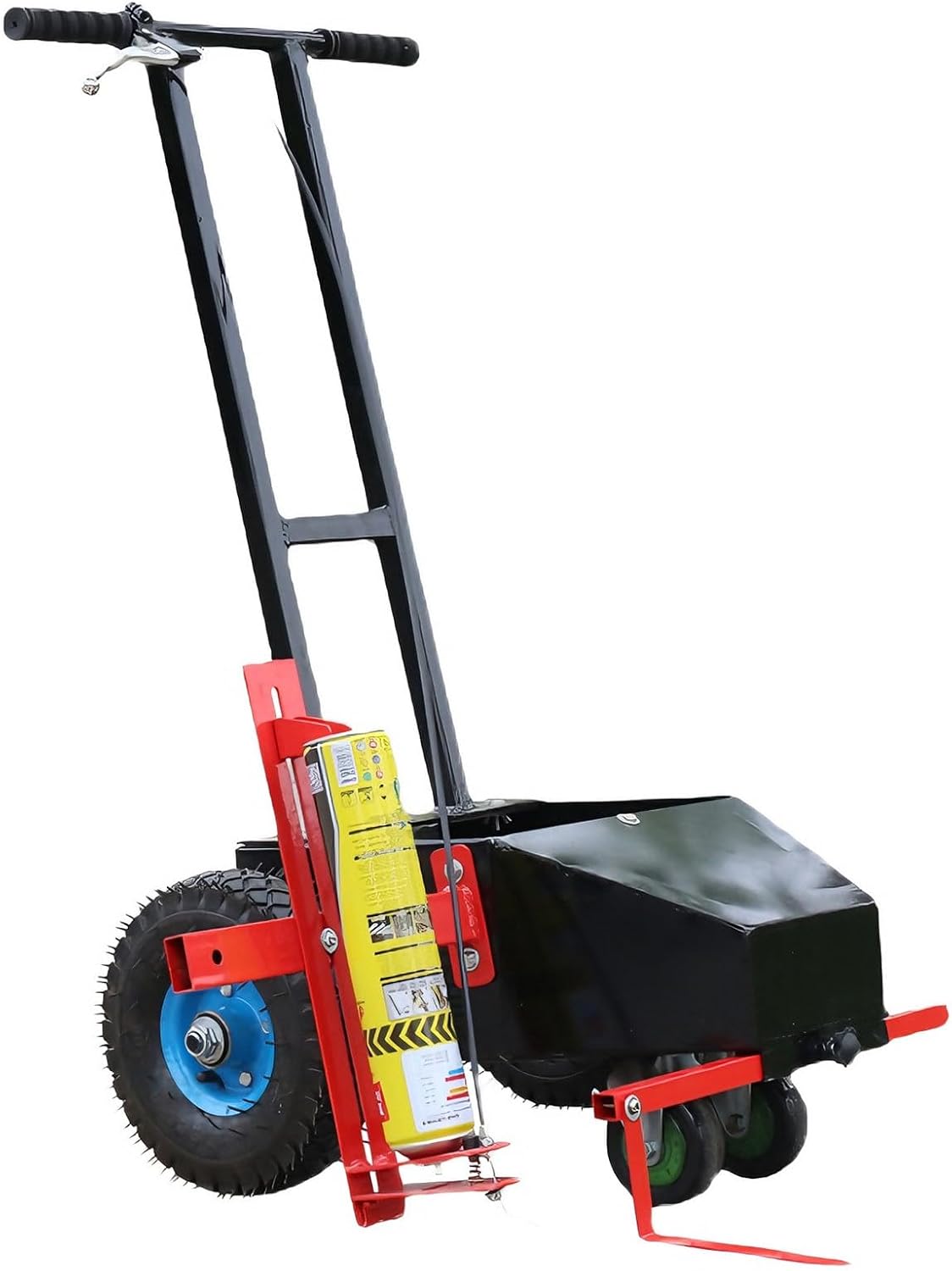 Striping Line Marking Machine, Parking Lot Striping Machine with Adjustable Width, Stable Pneumatic Tires, Hand-Push Design,for Roads, Sports Field etc. B-Basicmodel