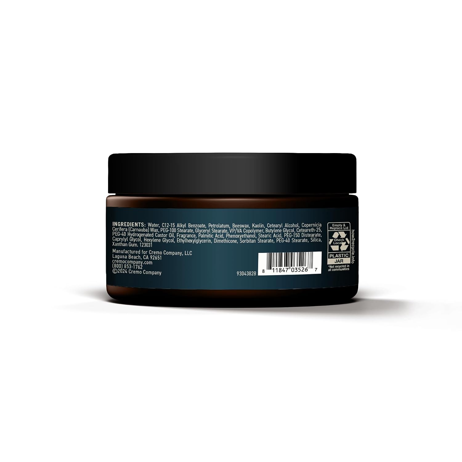 Cremo Premium Barber Grade Hair Styling Palo Santo (Reserve Collection) Sculpting Clay,High Hold,Matte Finsh,4 Oz,(Pack of 2)