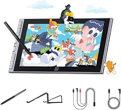 XPPen Artist 12 3rd 11.9" Drawing Tablet with Screen - 16384 Pressure X4 Chip Stylus, 99% sRGB Pro Gamut with OSD, Full-Laminated Anti-Fingerprint Etched Glass, for Android PC Professional Art