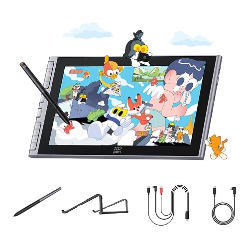 XPPen Artist 12 3rd 11.9" Drawing Tablet with Screen, 16K, X4 Chip, AG Glass - grey