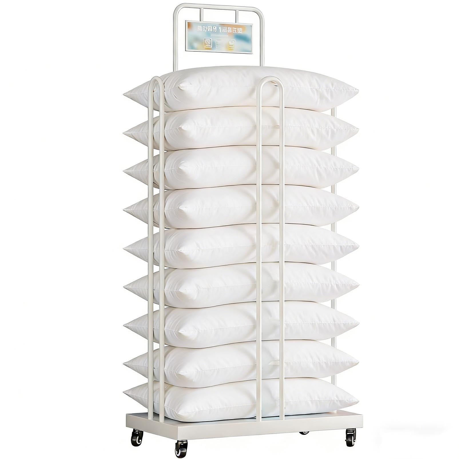 Meuble de rangement pour couettes résolvant le manque de placards