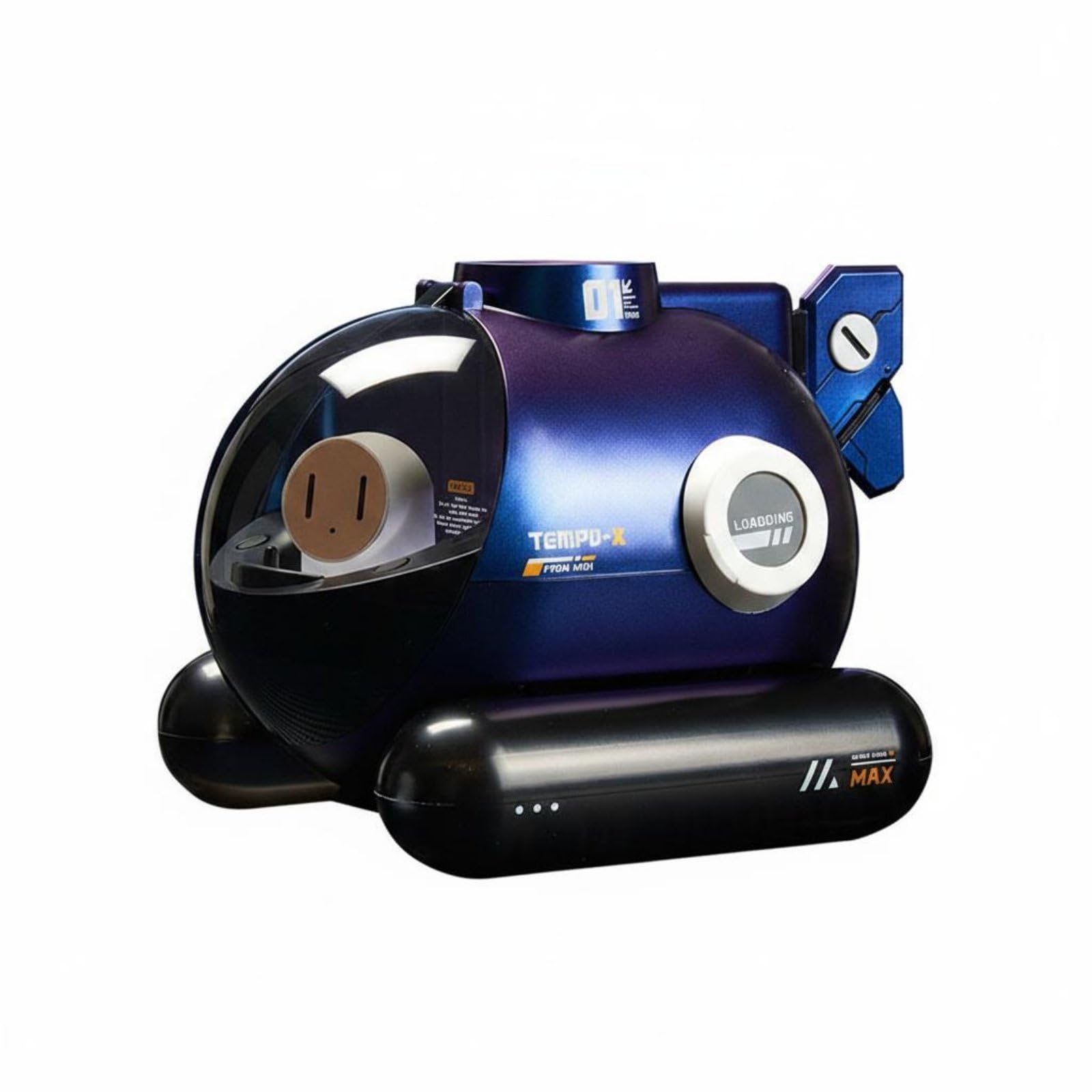 Humidificador de Escritorio Humidificador Difusor Vaporizador Dispensador de Niebla con Diseño Náutico Redondeado y Apagado Automático por de Agua, Azul Iridiscente