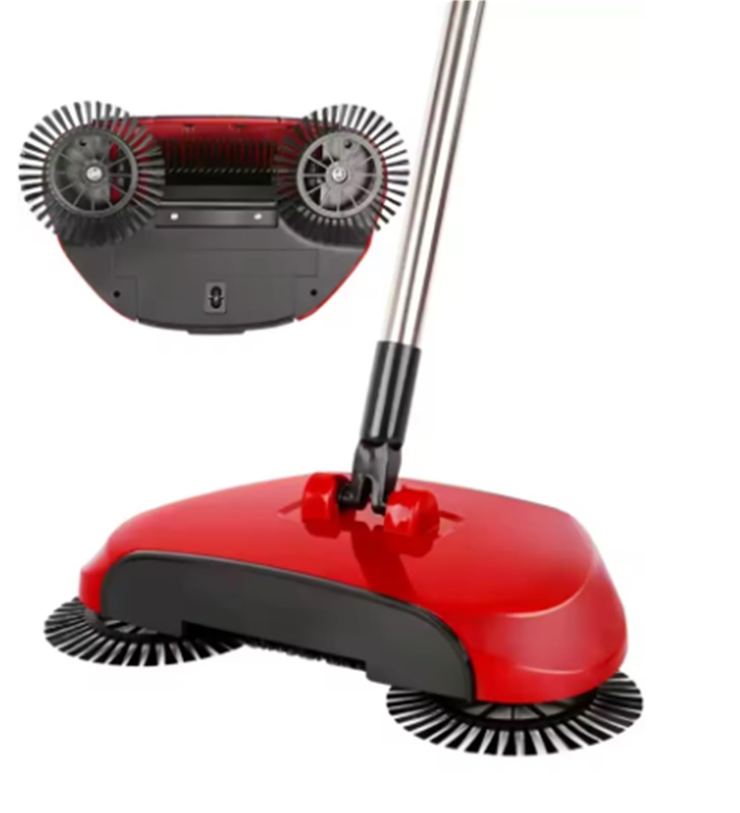 Spazzatrice manuale 3 in 1 con paletta, lavapavimenti non elettrico