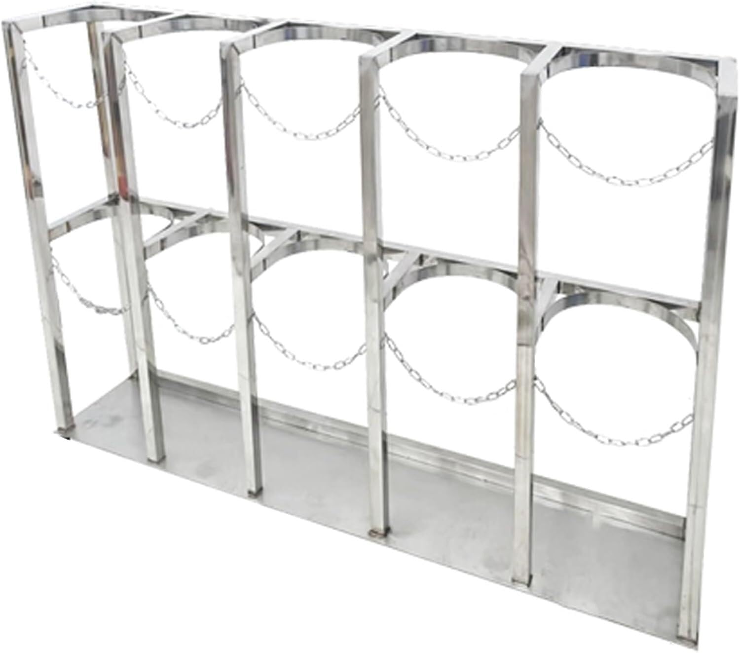 Chariot bouteille d'oxygène 10L anti-basculement avec chaîne de sécurité