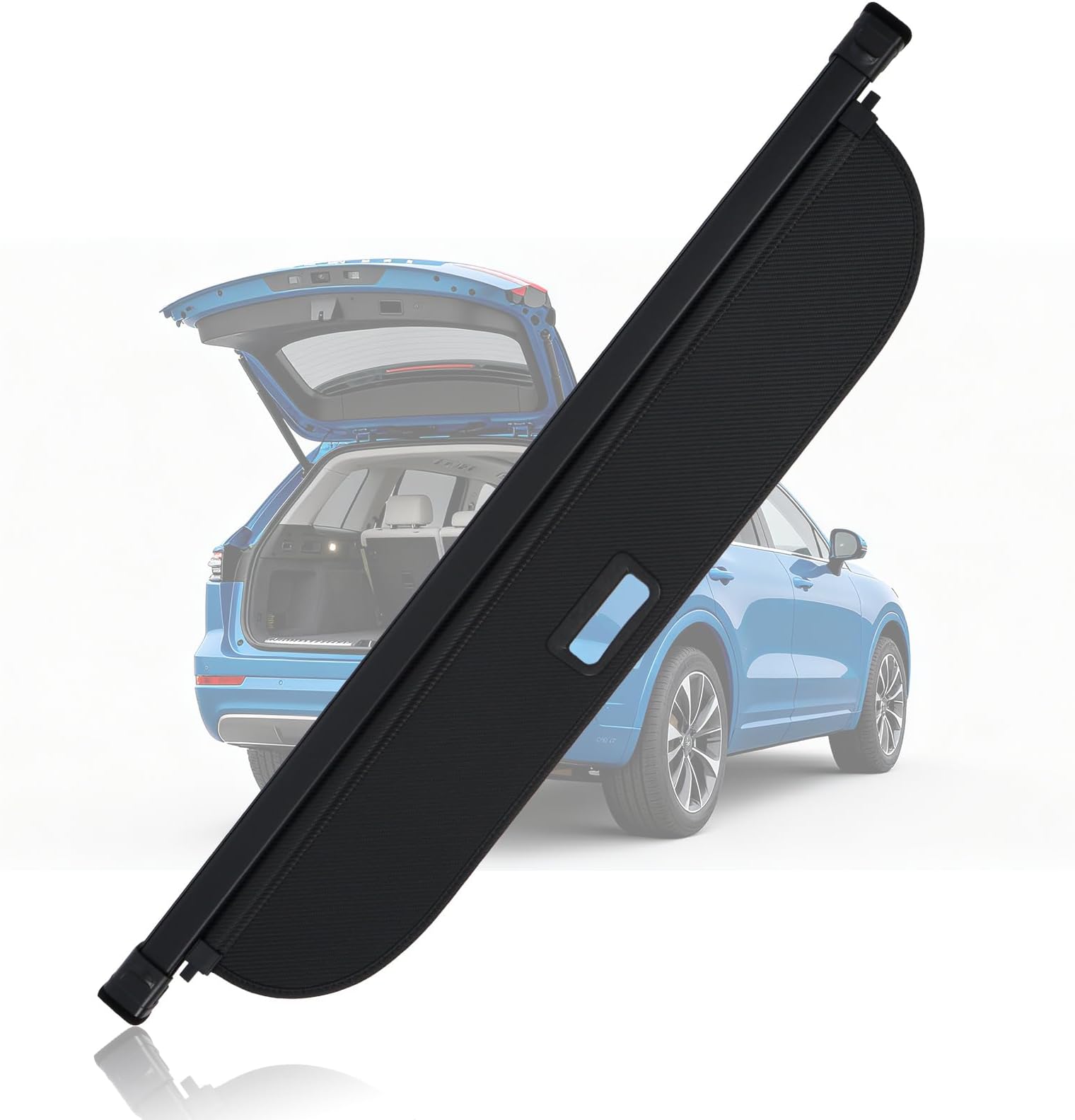 - Retractable Cargo Cover for Toyota BZ4X 2023-2024 2025 | Trunk Privacy Screen, No Gap, Anti-Peeping Security Shade, Carbon Fiber Finish