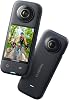 Insta360 X3: cámara de acción 360 con video 5.7K 360 Active HDR, cámara de lente única 4K, impermeable, estabilización FlowState, pantalla táctil de 2.29", edición con IA, para motocicleta, deportes de invierno y vlogs 1