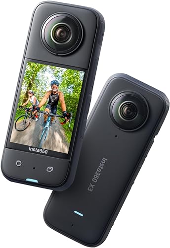 Miniatura 10 de Insta360 Kit de motocicleta X3 (nueva versión) - Cámara de acción 360 impermeable con sensores de 1/2 pulgada de 48 MP, video HDR activo 5.7K 360