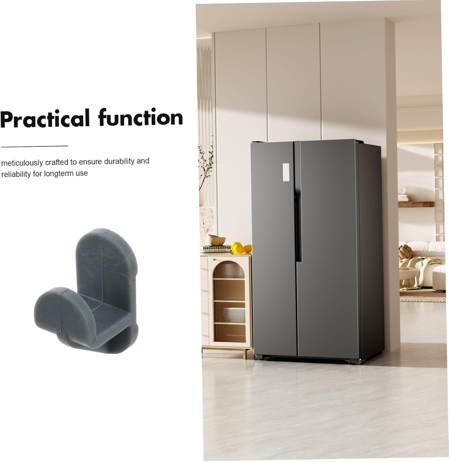Refrigerator Shelf Stabilizer Freezer Brackets Multipurpose Fridge Accessories Secure Fit Maximize Storage