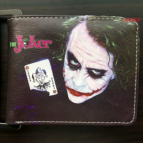 Miniatura 8 de Joker - Cartera plegable para niños y adolescentes, de piel sintética, para tarjetas de crédito, tarjetero para tarjetas de crédito, cartera