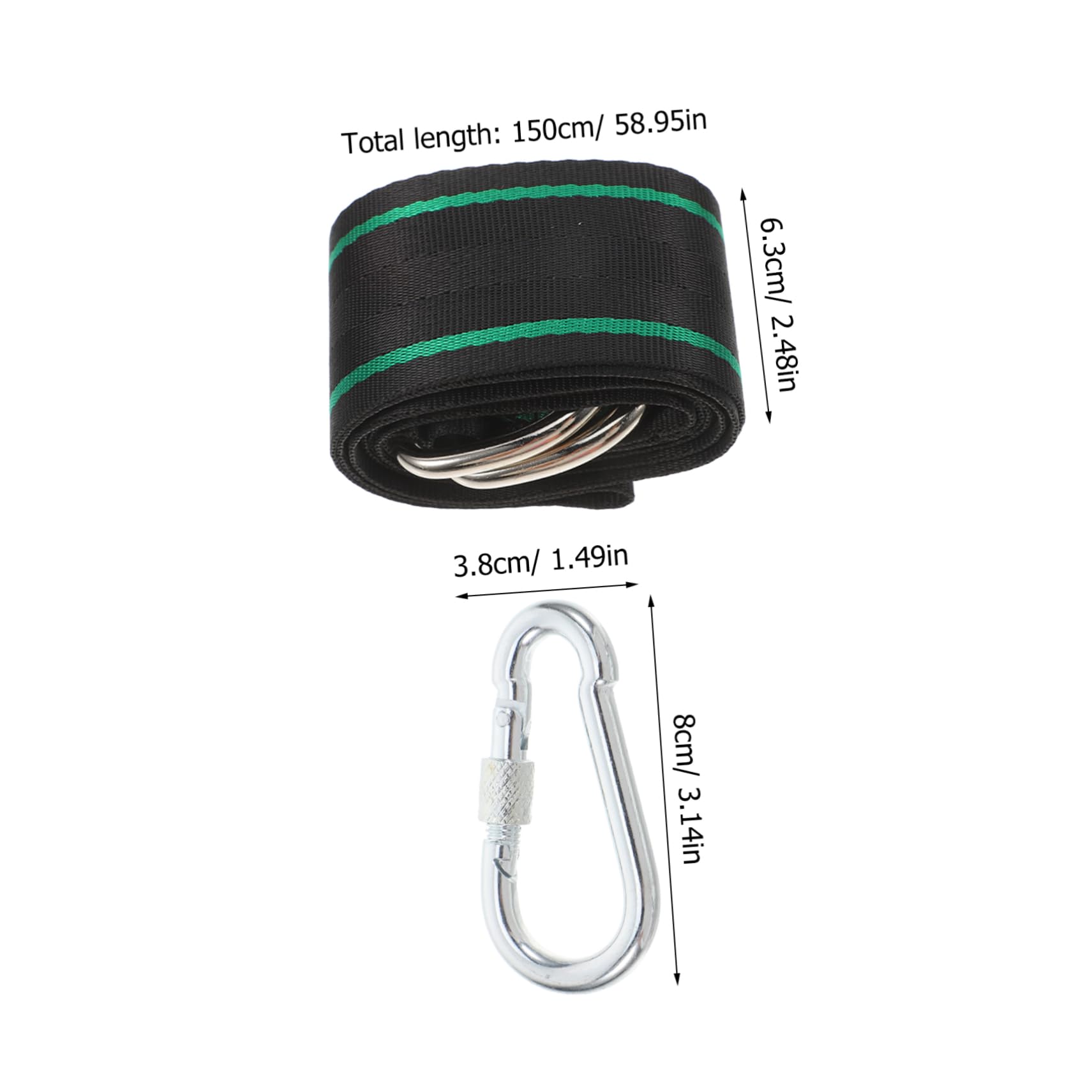 BESPORTBLE Convenient Swing Hangers Swing Hanging Straps Kit Ropes for Outdoor Activities