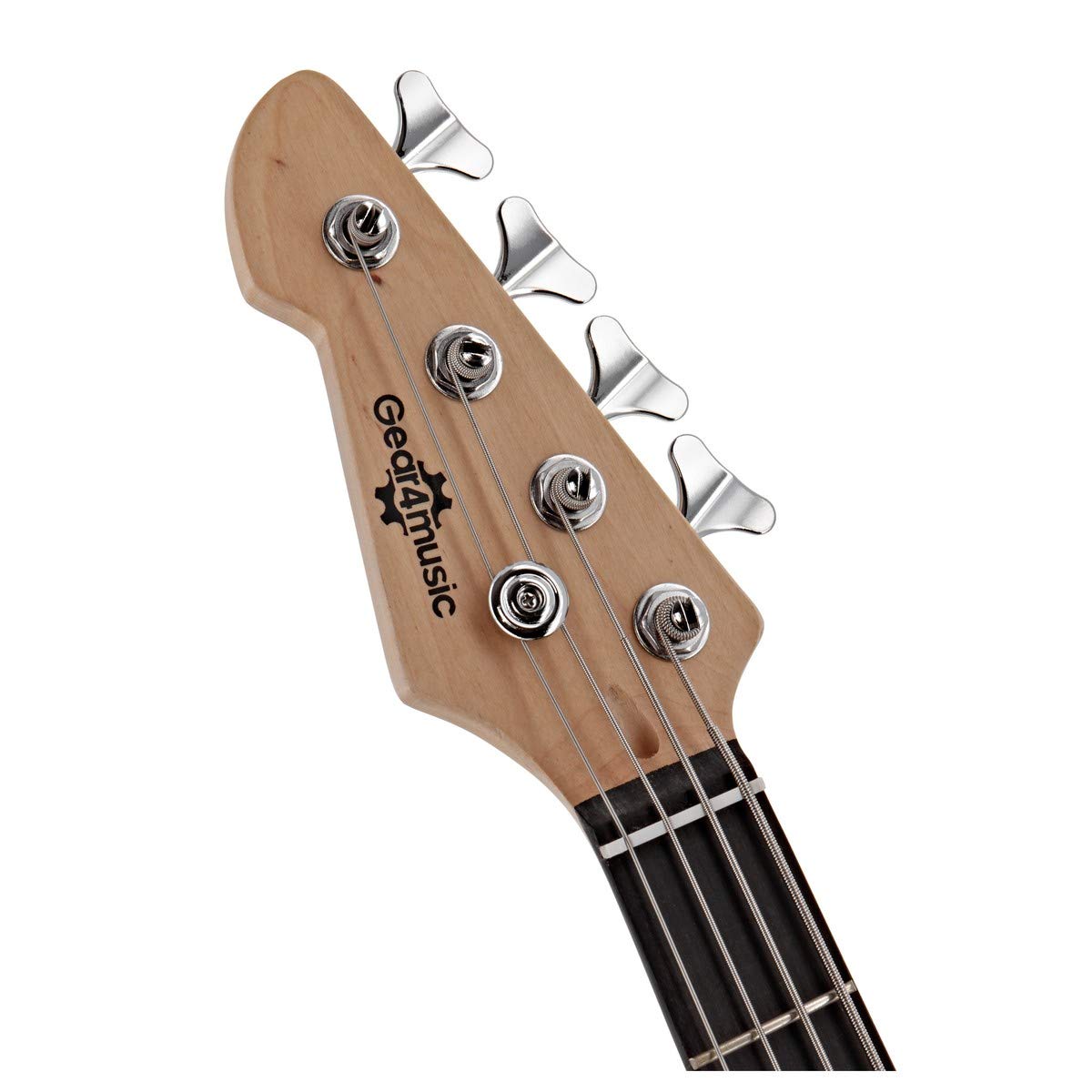 Guitare Basse LA pour Gaucher par Gear4music, Noir