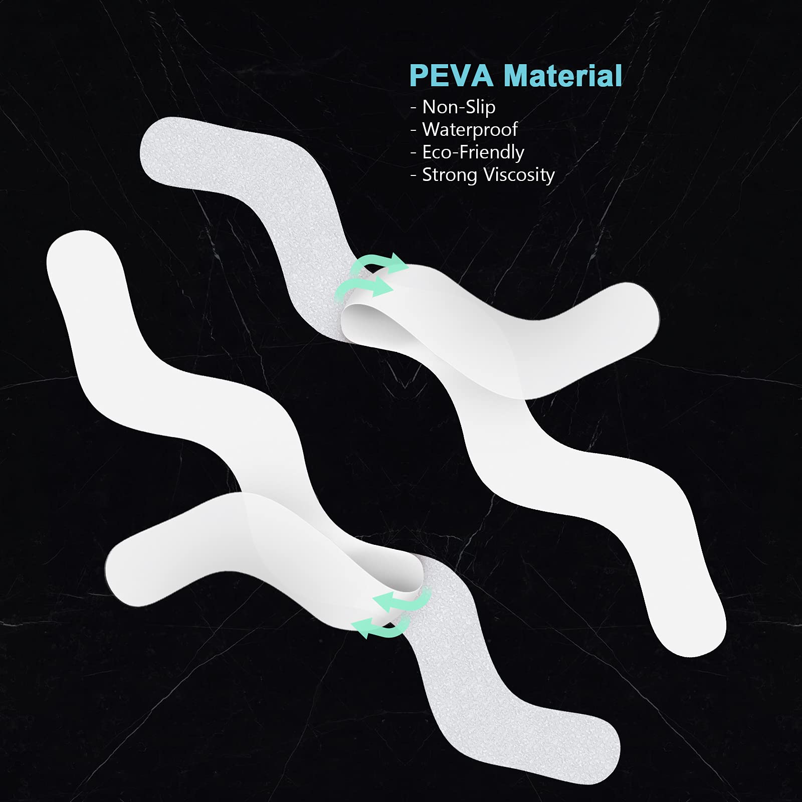 Lot De 36 Autocollants Antidérapants Pour Baignoire, Douche, Escaliers, échelles, Bateaux De 38 Cm