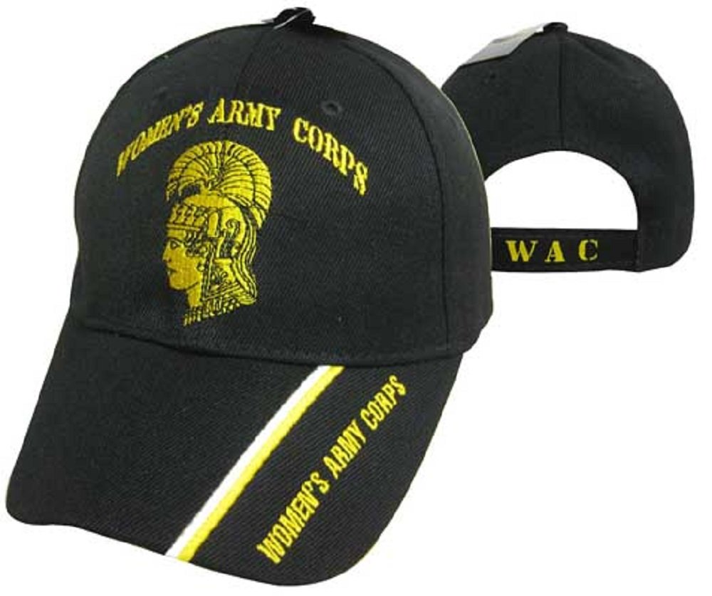 Women's Army Corps U.S. Army Black WAC Embroidered Cap Hat (TOPW)