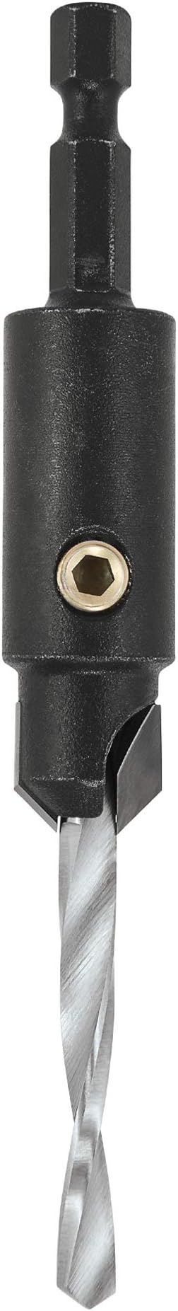Snappy 12.7mm TCT Countersink with 5mm HSS Drill, Adjustable Length, Quick Release System, SNAP/CS/5MMTC