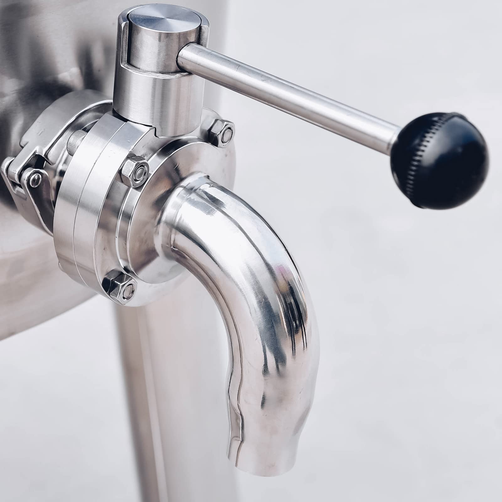 Kolice Commercial 100L Milk Pasteurizer Pasteurization Machine Sterilization Dairy Pasteurizer for Milk, Ice Cream Mix., Juice, Beer-220V, 3 Gear Pasteurization Control, Double Layers,No Freezing