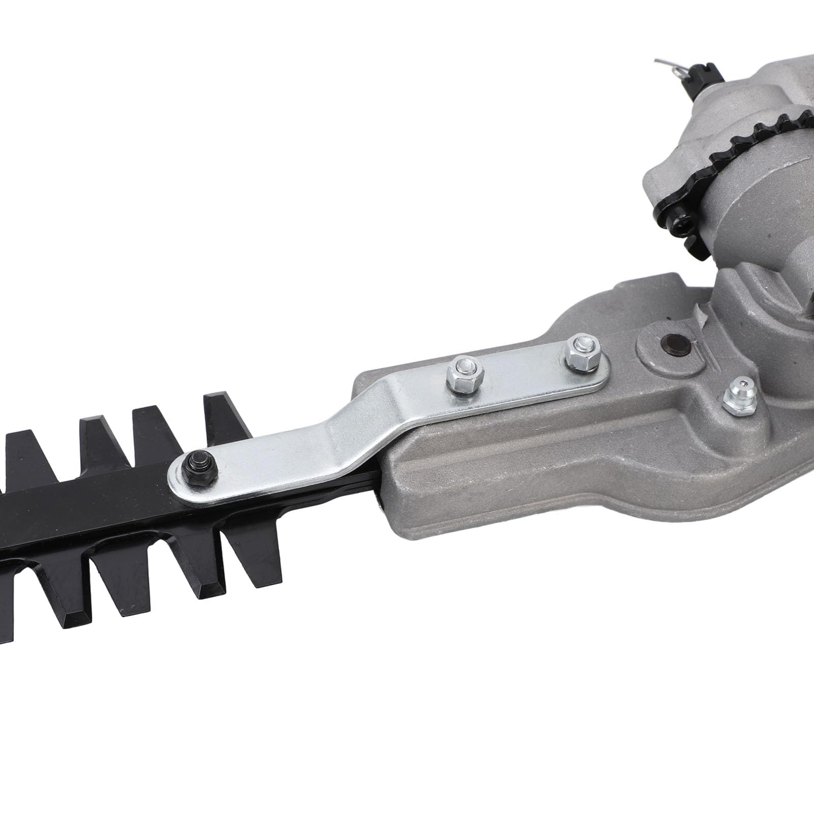 Alomejor Cabezal de cortasetos, cortador de acero al manganeso eficiente para cortasetos, accesorio de herramientas de jardín, piezas de repuesto (28 x 9 mm)
