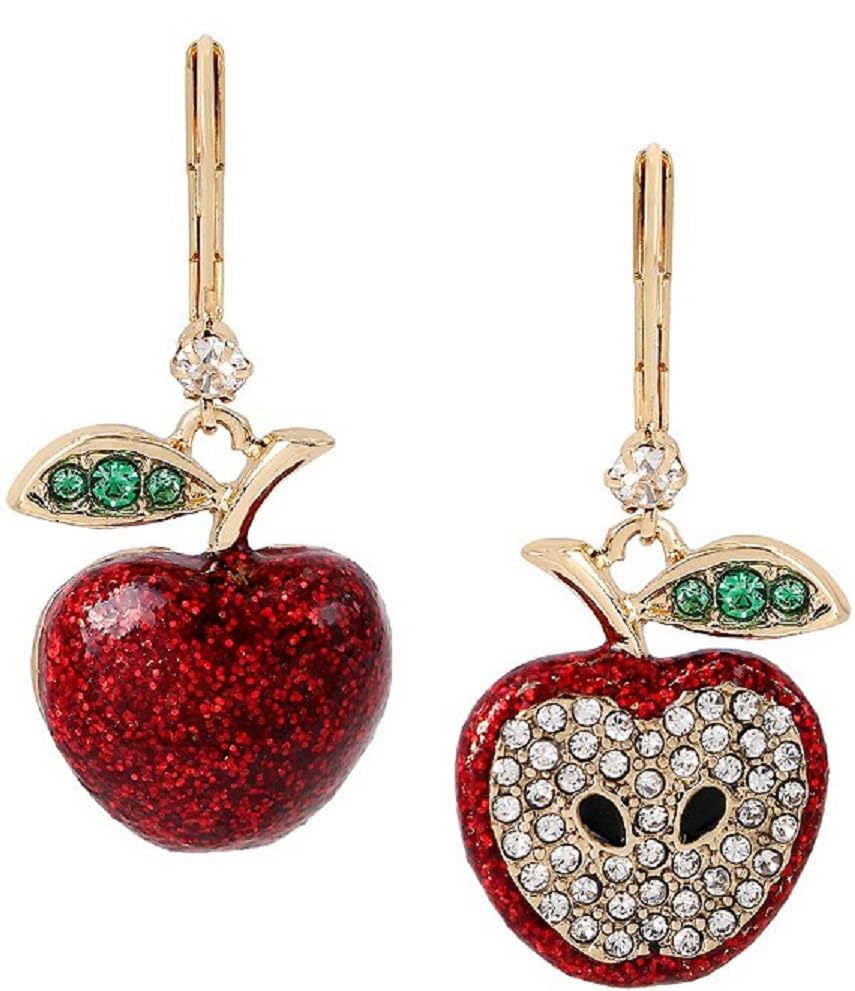 Betsey JohnsonBack to School Earrings, One Size, Zinc, Rhinestone