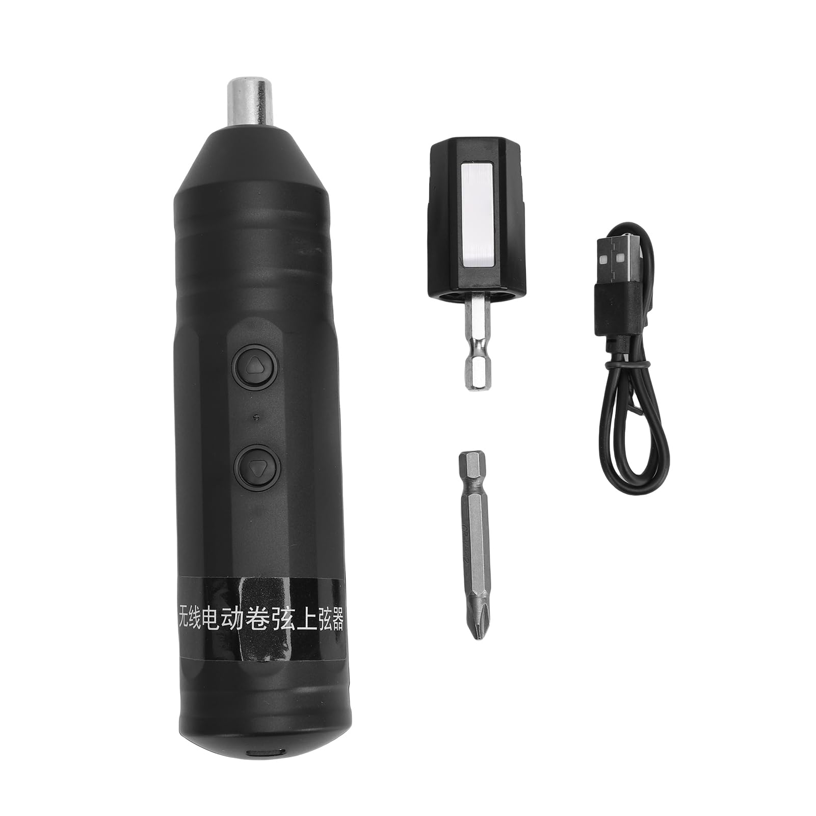Asixxsix Enrollador de Cuerdas para Guitarra Eléctrica, Enrollador de Cuerdas Automático Recargable para Guitarra Eléctrica Acústica, bajo, Ukelele, Accesorios, Herramienta de Cambio de