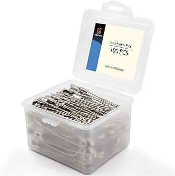 ショウ（25日 Amazon.com: vrupin 100Pcs-3inch Stainless Steel Safety Pins