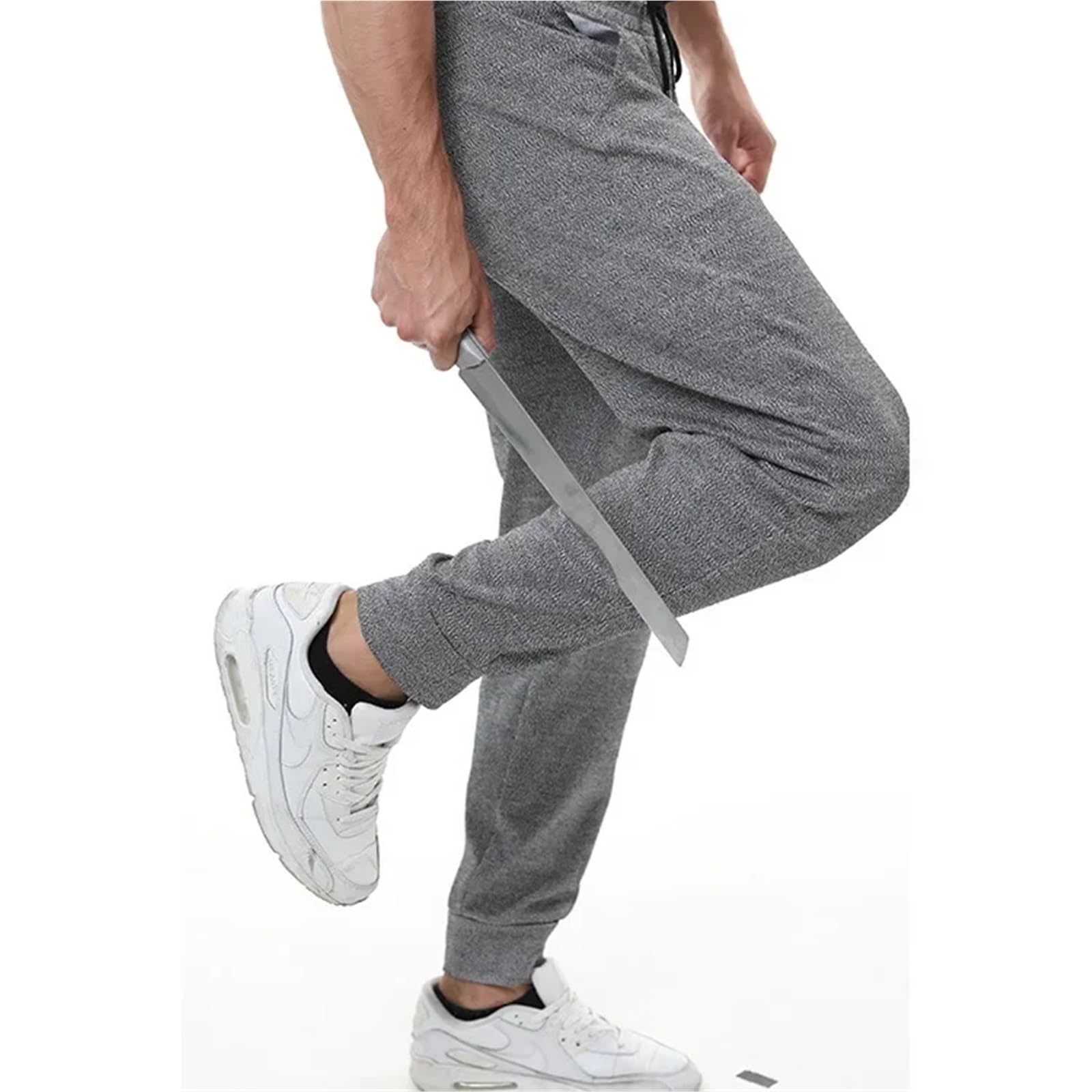 Guantes resistentes a cortes, Pantalones anticorte, protectores de piernas de polietileno, pantalones deportivos anticorte, entrenamiento al aire libre, fábrica de vidrio, anticorte(Medium)