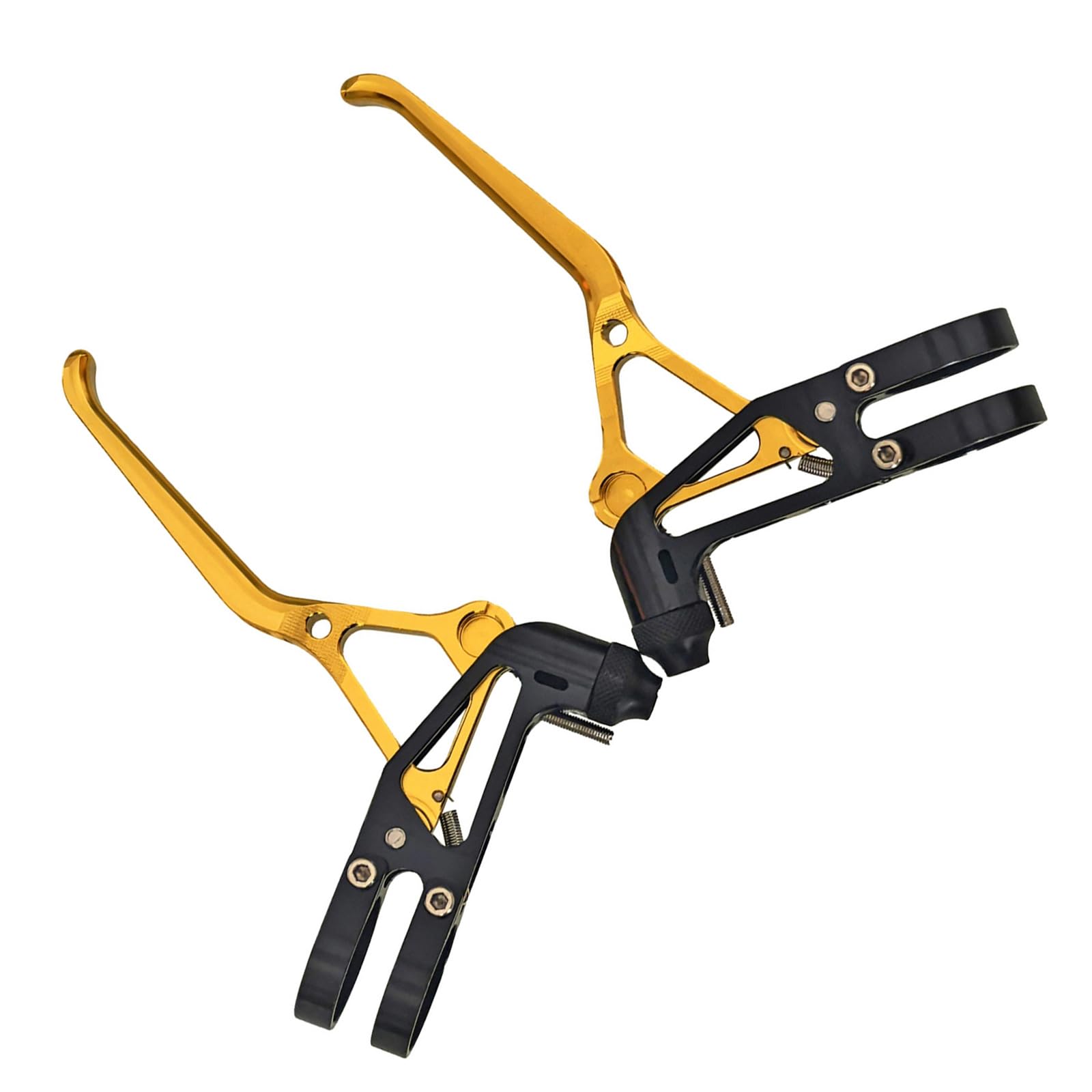 Hsioluted Gold Aluminum Alloy Bike Brake Levers For Road Mountain Bikes Bike Brake Levers
