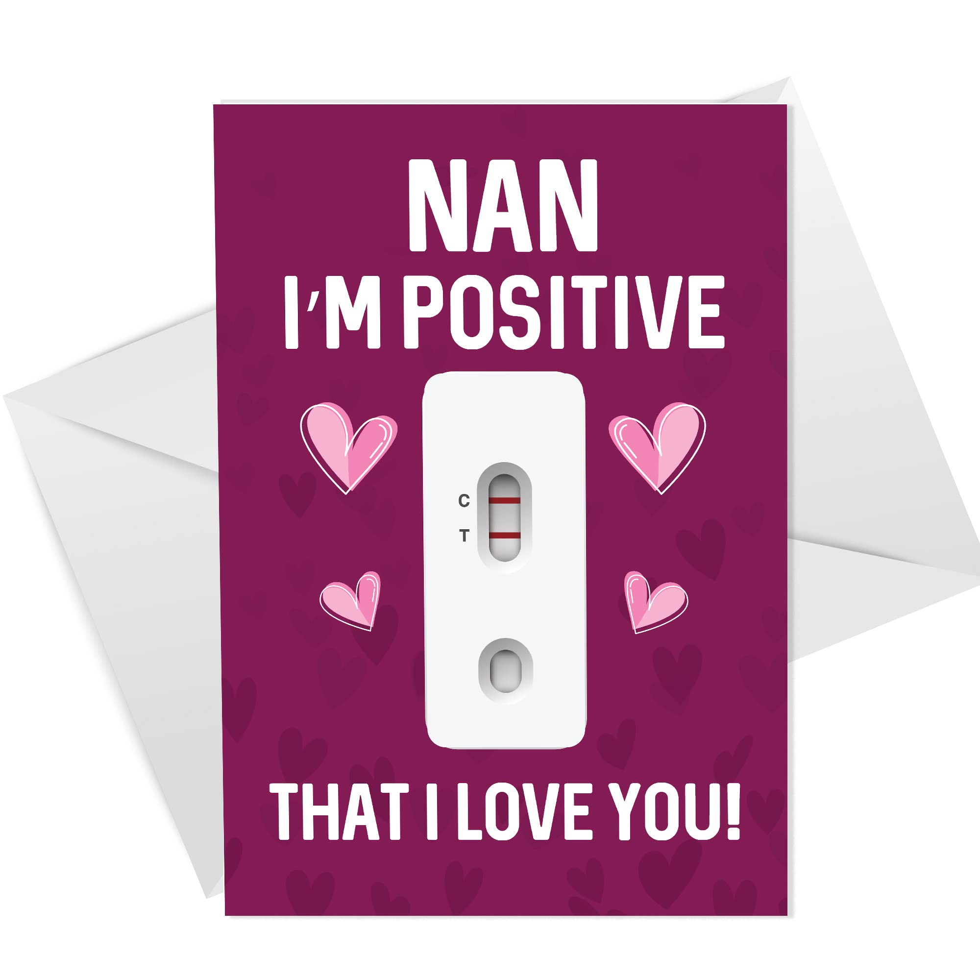 RED OCEAN Funny Nan Card For Mothers Day Birthday Joke Humour Card For Nan Nanny