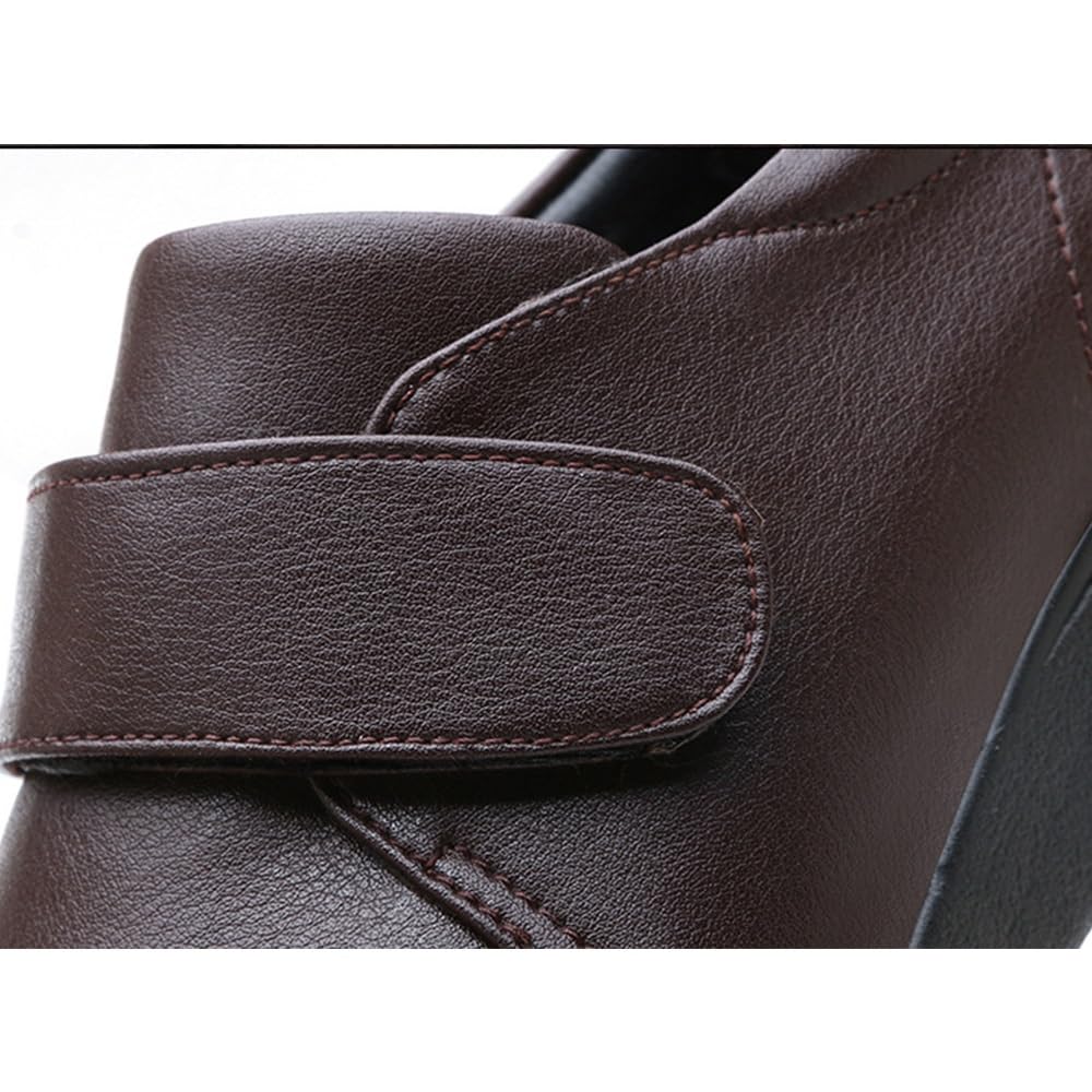 Buty Ortopedyczne Do Chodzenia Dla Kobiet O Szerokiej Szerokości, Pianka Z Pamięcią Kształtu Z W Pełni Regulowanymi Zapięciami, Chodzenie Ortopedyczne Obrzęk Opuchnięte Stopy Zapalenie Stawów