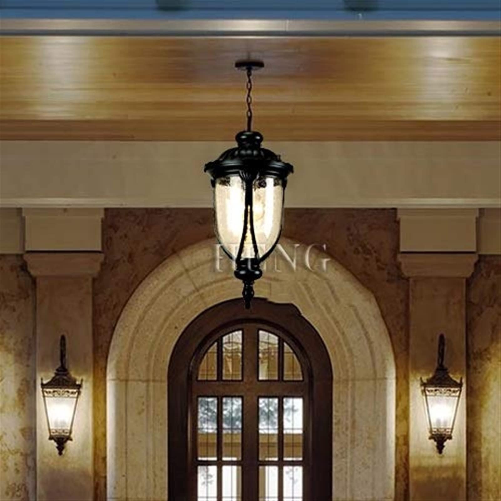 Plafonnier extérieur IP55 pour éclairer chaleureusement votre terrasse et entrée de maison
