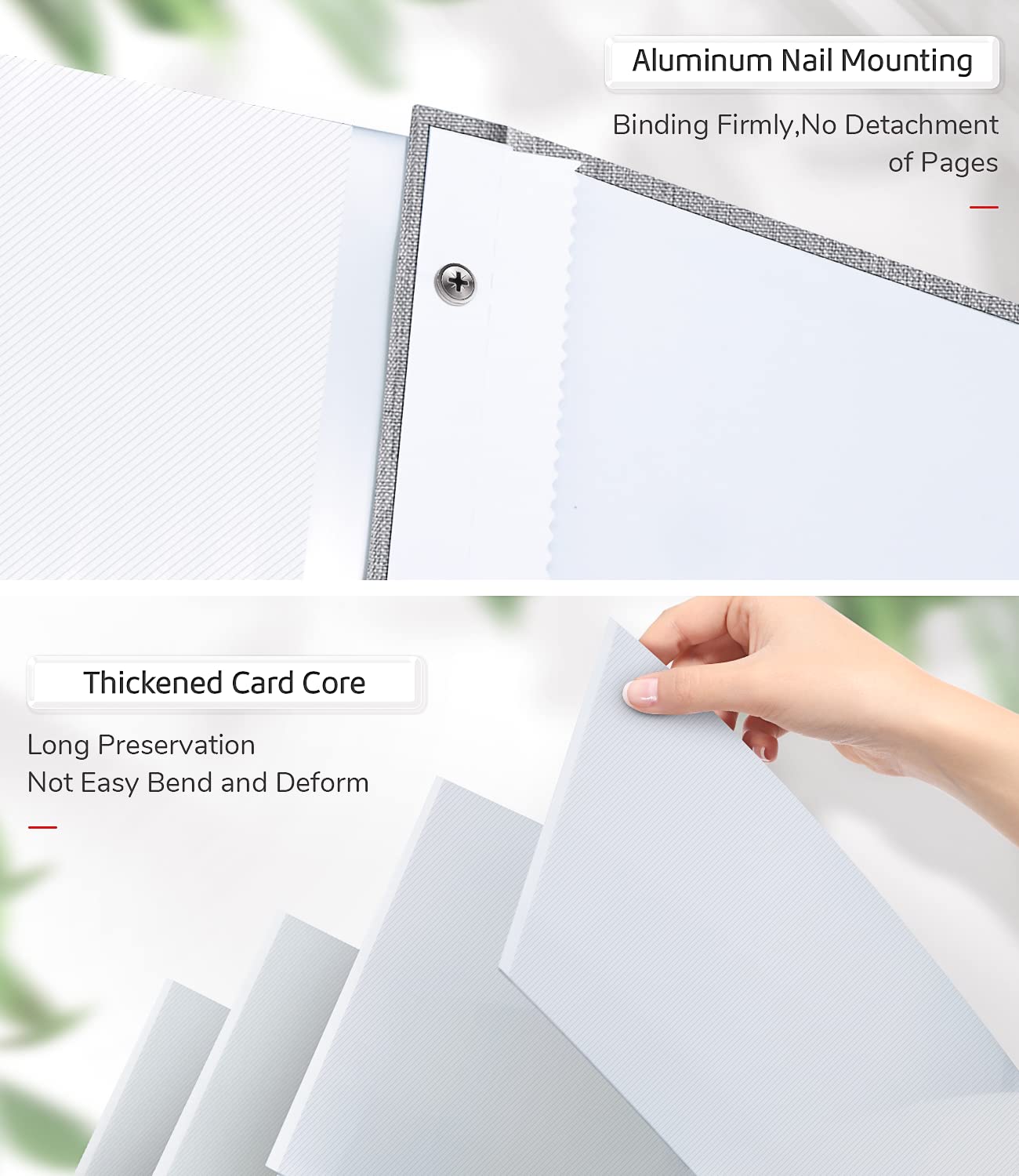 Artfeel Photo Album Self Adhesive Scrapbook Album for 3x5 4x6 5x7 8x10 Pictures,60 Pages Linen Cover with Display Window DIY Photo Book,Ideal Gifts for Family Travel Wedding Baby: 11.5"x10.5" 60pages Grey