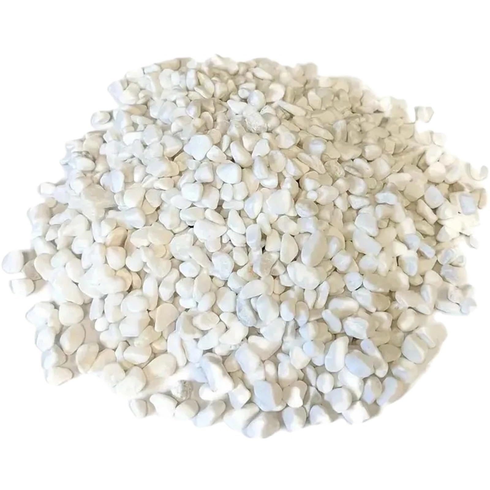 Pietre Decorative da Giardino Marmi di ciottoli 100/300G for Piante grasse Bonsai Acquario Vaso pianta Piccolo Giardino Domestico Decorazioni(White 300g)