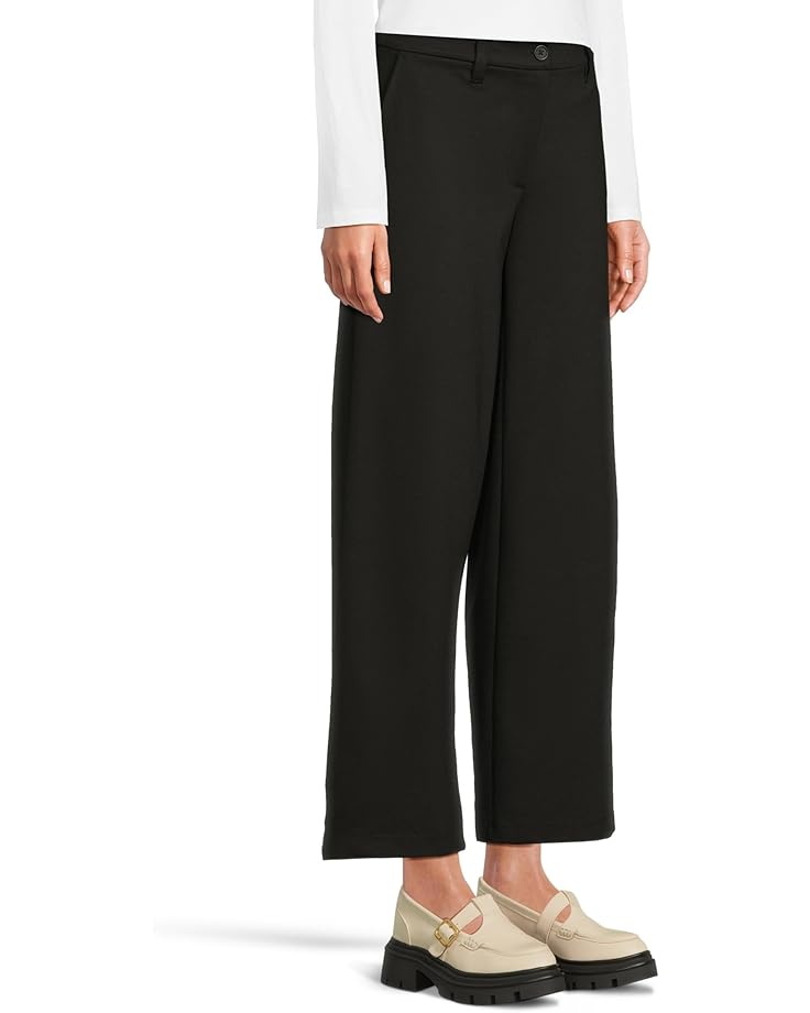 Eileen Fisher Petite Washable Flex Ponte Wide Full Length Trouser - #2 of 5