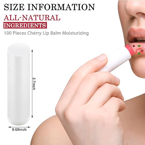 Miniatura 2 de 100 unidades de bálsamo labial hidratante a granel bálsamo labial original cera de abejas crema labial rellenos de calcetines para añadir tus