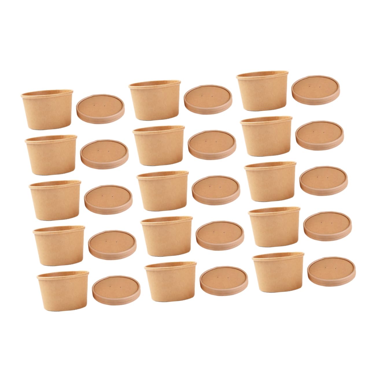 CIYODO Modern Paper Food Boxes Lid Takeout Containers for Chinese Baking Party