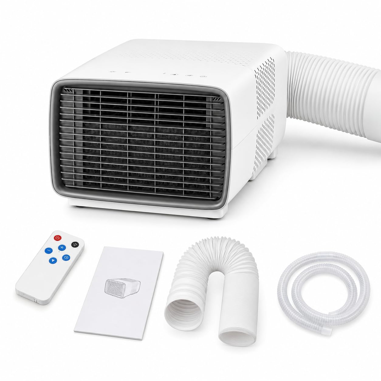 Aire Acondicionado Portátil 2700 BTU 3 en 1 para Casa y Caravana | Refrigera, deshumidifica y ventila casa y caravanas; modo noche, mando a distancia, temporizador y tubo de escape